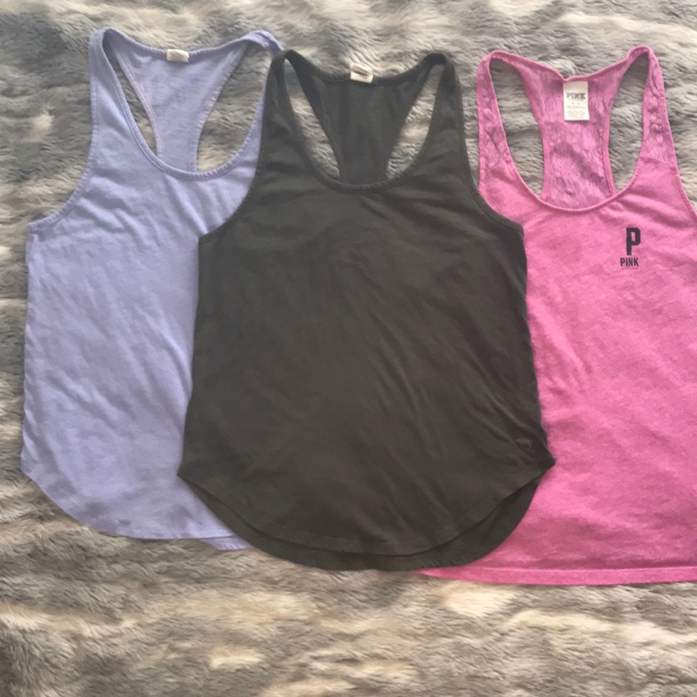 Victoria’s Secret Pink Tank Top Bundle Size Medium